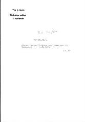 5 vues  - Monnier, Marc. \'M[erle d\'Aubigné] à H[erminjard]\' [Suivi de:] \'Les lamentations de Jérémie\'. Poèmes non autographes. - [?] décembre 1868. 2 f. in-octavo (ouvre la visionneuse)