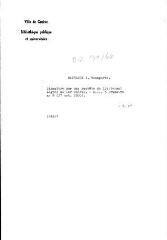 3 vues  - [Napoléon I]. Annotation signée Bonaparte sur une requête du lieutenant Legros au 1er Consul. - Sans lieu, 5 Brumaire an 9 (27 octobre 1800). 1 f. in-quarto (ouvre la visionneuse)