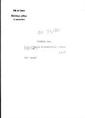 2 vues Richepin, [Jean]. Lettre autographe signée à Camille de Sainte-Croix. - Bureau du Gil Bla, Paris, 7 juin 188[?]. 1 p. in-octavo