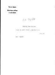 3 vues Rigaud, [Jean-Jacques]. Lettre autographe signée au professeur Odier. - [Genève], sans date. 2 f. in-quarto