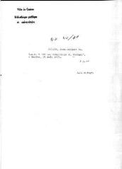 3 vues  - Sellon, Jean-Jacques de. Lettre autographe signée à \'Messieurs les Rédacteurs du Fédéral\'. - Genève, 15 août 1835. 2 p. in-octavo (ouvre la visionneuse)
