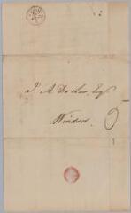 2 vues  - Davy, Humphry. Lettre non autographe signée par le secrétaire de la Royal Society à Jean-André Deluc. - Londres, 6 juillet 1809. (Anglais). 1 f. in-quarto (ouvre la visionneuse)