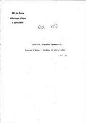 5 vues Candolle, [Augustin Pyramus] de. Lettre autographe signée à Louis-Augustin-Guillaume Bosc. - Genève, 10 avril 1825. 2 f. in-quarto