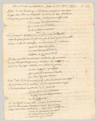 4 vues  - Ode par Mr. de Voltaire faite le 30 juin 1742 (ouvre la visionneuse)