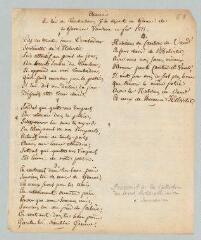 2 vues  - Chanson sur l\'air du Troubadour. - Février 1815 (ouvre la visionneuse)