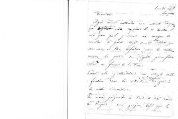 9 vues Gaussen, [Louis] (Ancien pasteur). 3 lettres autographes signées à [Auguste De la Rive]. - Les Grottes [Genève], 24 septembre [1838]; sans lieu, [février 1842]; Les Grottes, 14 février 1842