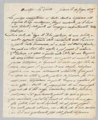 4 vues  - Bagutti, Luigi. Lettre autographe signée au comte Capodistrias.- Genève, 19 juin 1828 (en italien) (ouvre la visionneuse)