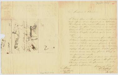 2 vues Comité grec de Munich. Lettre signée S. d'Eichtal, Meinel à Eynard.- Munich, 29 novembre 1830