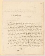 1 vue  - Darralde (Docteur en médecine). Lettre autographe signée à [Jean-Gabriel Eynard].- Eaux-Bonnes, 7 juin 1830 (ouvre la visionneuse)