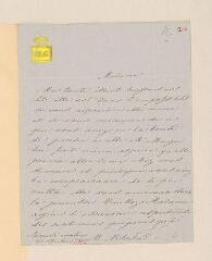 8 vues  - Nesselrode, Marie (comtesse). 2 lettres autographes signées à Madame [Jean-Gabriel] Eynard.- Sans lieu, [12 décembre 1835] et sans date (ouvre la visionneuse)