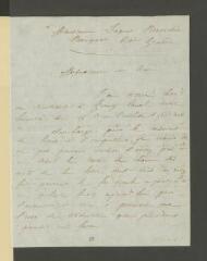 4 vues  - Janin, Ae (chevalier). Lettre autographe signée à Jaques Reverdin.- Grange-Canal, 17 mai 1855 (ouvre la visionneuse)