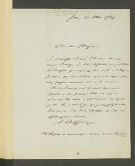 32 vues  - Boissonnet (capitaine). 6 lettres autographes signées à Charles Eynard.- Pau, Amboise, 31 mai 1848 - 2 mai 1849 et sans lieu ni date (ouvre la visionneuse)