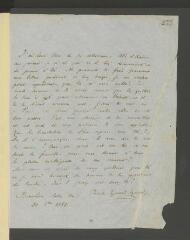 2 vues  - Eynard, Charles. Copie de lettre autographe signée à Abd el-Kader.- Beaulieu, 31 octobre 1852 (ouvre la visionneuse)
