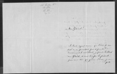 2 vues  - F[rédéric] Veillon, colonel. Lettre autographe signée à Guillaume Henri Dufour. Lausanne, 19 mai 1859 (ouvre la visionneuse)