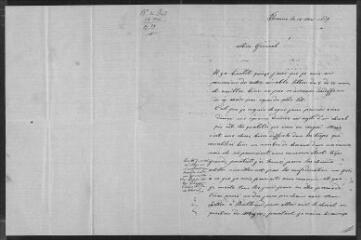 3 vues  - Hans-Heinrich baron de Jud. 2 lettres autographes signées à Guillaume Henri Dufour. Thoune, 28-29 mai 1859 (ouvre la visionneuse)