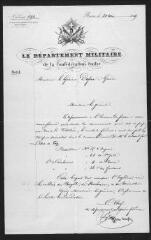 2 vues  - Friedrich Frey-Hérosé, chef du Département militaire fédéral. Lettre signée à Guillaume Henri Dufour. Berne, 30 mai 1859 (ouvre la visionneuse)