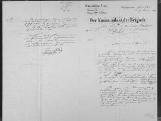 4 vues  - Franz Josef Michael Letter, colonel commandant de brigade. 2 lettres autographes signées à Guillaume Henri Dufour. Samedan, 7 et 14 juin 1859 (ouvre la visionneuse)