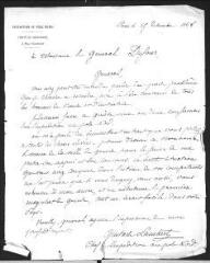 2 vues  - Lambert, Gustave, chef de l\'expédition au Pôle nord. Lettre autographe signée à Guillaume Henri Dufour.- Paris, 15 décembre 1868 (ouvre la visionneuse)