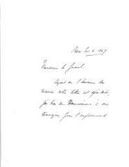2 vues  - Peel, Robert. Lettre autographe signée à Guillaume Henri Dufour. Berne, 5 novembre 1847 (ouvre la visionneuse)