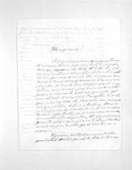 2 vues  - Tillier, [Johann-]A[nton] de. Lettre autographe signée à Guillaume Henri Dufour. Berne, 7 novembre 1847 (ouvre la visionneuse)