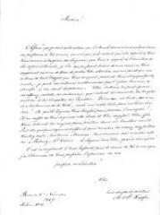 1 vue  - Kupfer, B.-E.-Sd. Lettre autographe signée à Guillaume Henri Dufour. Berne, 8 novembre 1847 (ouvre la visionneuse)