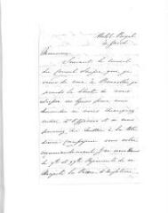 2 vues  - Rooke, C.-H.. Lettre autographe signée à Guillaume Henri Dufour. Gand, 10 novembre 1847 (ouvre la visionneuse)