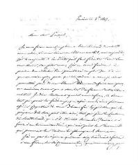 2 vues  - Cougnard l\'aîné. Lettre autographe signée à Guillaume Henri Dufour. Genève, 24 octobre 1847 (ouvre la visionneuse)