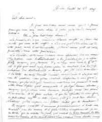 2 vues  - Fazy-Pasteur [Marc-Antoine]. Lettre autographe signée à Guillaume Henri Dufour. Genève, 25 octobre 1847 (ouvre la visionneuse)