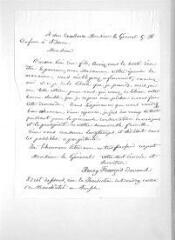 1 vue  - Duvanel, Henry-François. Lettre autographe signée à Guillaume Henri Dufour. Brot Dessous (Canton de Neuchâtel), sans date [décembre 1847] (ouvre la visionneuse)