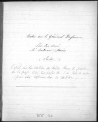 37 vues  - « Notes sur le Général Dufour par son ami Mr Antoine Morin », avec note postérieure au crayon : « Copié sur le cahier de toile brun à partir de la page 24 (les pages 1 à 24 n’ont pas été copiées dans ce cahier) » (ouvre la visionneuse)