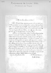 1 vue  - Proclamation manuscrite, multicopiée, adressée par Dufour aux officiers, sous-officiers et soldats de la milice, sur la nature de leur mission, 29 janvier 1842 (ouvre la visionneuse)