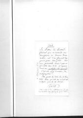 3 vues  - Version imprimée dans le \'Journal de Genève\' de la lettre du Conseil fédéral acceptant la démission de Dufour, Berne, 6 février 1867, accompagnée d\'un commentaire de la main de Dufour (ouvre la visionneuse)
