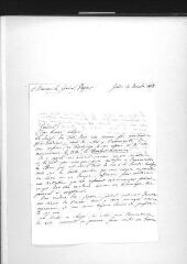 3 vues  - Alphonse de Candolle, président de la Société des arts. Lettre autographe signée à Guillaume Henri Dufour, l\'informant qu\'il a été nommé président honoraire. Genève, 14 décembre 1868. (ouvre la visionneuse)