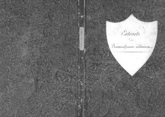 60 vues G.-H. Dufour, « Extraits des reconnaissances militaires », manuscrit autographe
