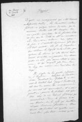 2 vues « Rapport [de Dufour] au Vorort de Zurich », 29 juin 1833, sur un problème de frontière en Engadine