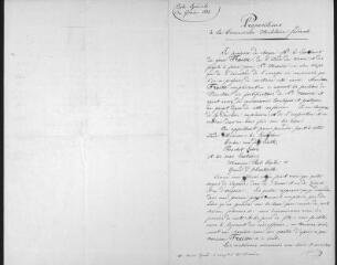 2 vues  - « Ecole spéciale du Génie, 1833. Propositions à la Commission militaire fédérale », au sujet des fortifications de Saint-Maurice (ouvre la visionneuse)