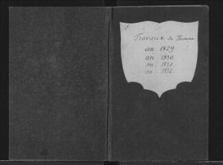 31 vues  - Journal des travaux relatifs au génie, exécutés à l\'Ecole militaire fédérale, 1829-1832, manuscrit autographe (ouvre la visionneuse)