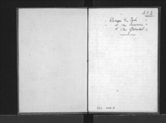 10 vues  - Reconnaissances. \'Passages du Joch, des Surennes, du Grimsel\', sans date, manuscrit autographe (ouvre la visionneuse)