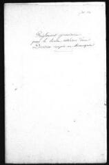 20 vues  - \'Règlement provisoire pour le service intérieur d\'une division campée ou bivouaquée\', juillet 1831, manuscrit autographe (pièce 27) (ouvre la visionneuse)
