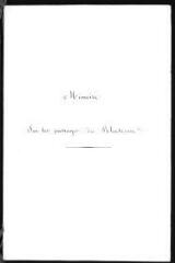 14 vues  - Jules Anselmier, \'Mémoire sur les passages du Rhaticon\' [Rhaeticon, Grisons], 1841, manuscrit, avec plan (pièce 28) (ouvre la visionneuse)