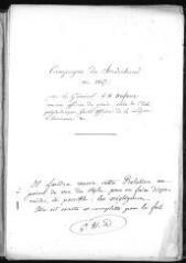 125 vues  - Portefeuille coté M VII : \'Campagne du Sonderbund en 1847\'; manuscrit autographe, sans date (ouvre la visionneuse)
