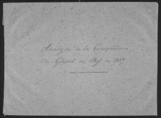 10 vues  - \'Répertoire et sommaires des lettres reçues en 1857\' (analyse de la correspondance) du 1er janvier au 2 février 1857 (ouvre la visionneuse)