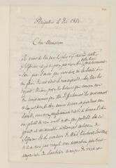 4 vues Ramu, [François] A[lexandre], p[asteu]r. 1 l.a.s. à [Henry Dunant]. - Plainpalais, 4 décembre 1862