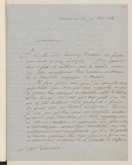 4 vues Dufour, G[uillaume] H[enri]. 1 l.a.s. à Henry Dunant. - Contamines, 19 octobre 1862