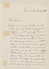 2 vues Des Gouttes. 1 l.a.s. à [Henry Dunant]. - Genève, 26 novembre 1862