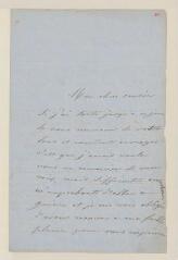 4 vues Jaquier, née de Chatillon, v[eu]ve Es. 1 l.a.s. à Henry Dunant. - Rolle, 27 novembre 1862
