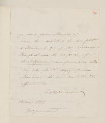 2 vues Maunoir, C[harles]. 1 l.a.s. à [Henry Dunant]. - Jargonnant [Eaux-Vives], 28 novembre 1862