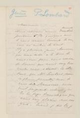 4 vues Lombard, P. (Mme). 1 l.a.s. à [Henry Dunant]. - Malagnou 349, 29 novembre 1862