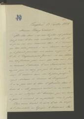 4 vues Landa, Nicasio [y Alvarez de Carvallo]. 1 l.a.s. à Henry Dunant. - Pamplona, 13 juillet 1868. Conf. 1863