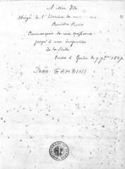 146 vues Abrégé de l'histoire de ma vie... écrite à Genève le 7 septembre 1837 [jusqu'au 27 septembre]. Photocopie du texte autographe